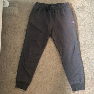 Women’s grey Champion sweatpant/joggers